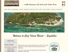 Tablet Screenshot of cerf-resort.com